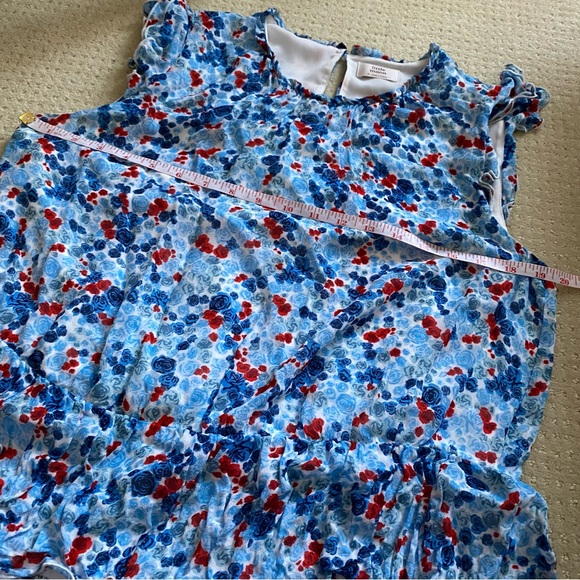 LITTLE MOON Blue Rarity Tiered Maxi Dress - Picture 13 of 13